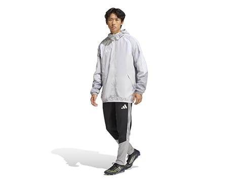 Adidas Tiro26C Aw Jkt Erkek Futbol Antrenman Yağmurluk KB0138 Gri