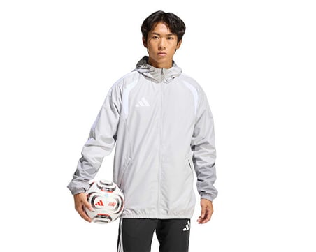 Adidas Tiro26C Aw Jkt Erkek Futbol Antrenman Yağmurluk KB0138 Gri