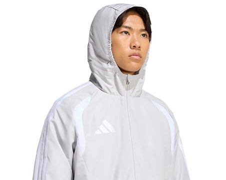 Adidas Tiro26C Aw Jkt Erkek Futbol Antrenman Yağmurluk KB0138 Gri