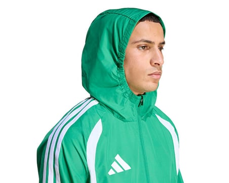 Adidas Tiro26C Aw Jkt Erkek Futbol Antrenman Yağmurluk KB0136 Yeşil