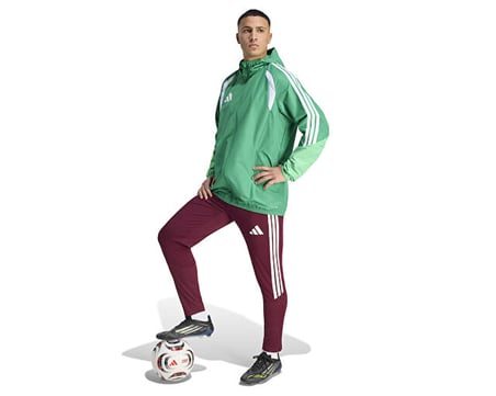 Adidas Tiro26C Aw Jkt Erkek Futbol Antrenman Yağmurluk KB0136 Yeşil