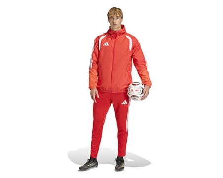 Adidas Tiro26C Aw Jkt Erkek Futbol Antrenman Yağmurluk KB0142 Kırmızı