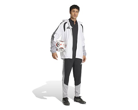 Adidas Tiro26C Aw Jkt Erkek Futbol Antrenman Yağmurluk KB0140 Beyaz