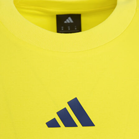 adidas KE7002 FB TRVL TEE M Erkek Fenerbahçe Basketbol Erkek Antrenman Tişörtü