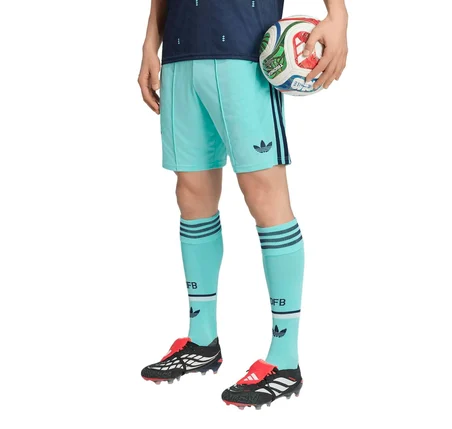 JN2075-E adidas Dfb Almanya 26 Deplasman Erkek Şort Ve Kapri A&amp;ccedil;ık Mavi