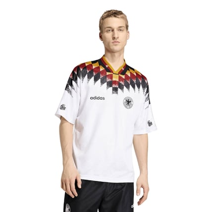 Adidas Almanya Football Jersey Erkek Tişört Beyaz XL