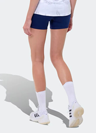 adidas KC3619 FB SHORT W Mavi Düz Kadın Tayt