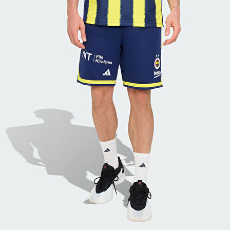 adidas KE4354 FEN SHORT M Fenerbahçe Basketbol 25-26 İç Saha Erkek Şortu