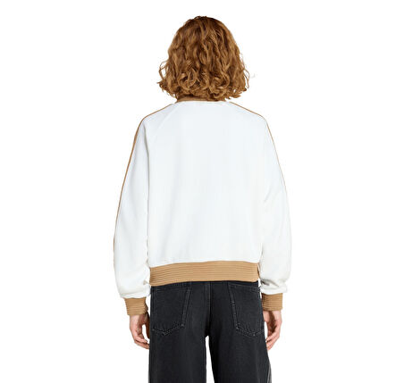 KR0062-K adidas Velour Knıt Tt Kadın Ceket Beyaz