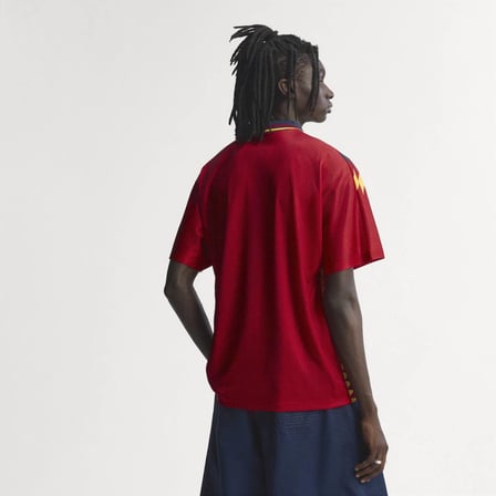 Adidas İspanya İç Saha Erkek Futbol Forması Kırmızı XL