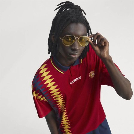 Adidas İspanya İç Saha Erkek Tişörtü Kırmızı M