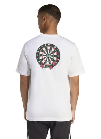 adidas JZ5041 M NOV DART T Beyaz Bisiklet Yaka Normal Baskılı Erkek T-Shirt