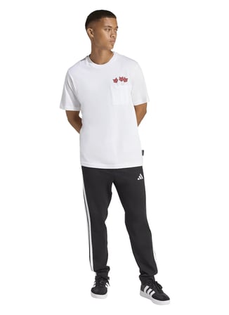 adidas JZ5041 M NOV DART T Beyaz Bisiklet Yaka Normal Baskılı Erkek T-Shirt