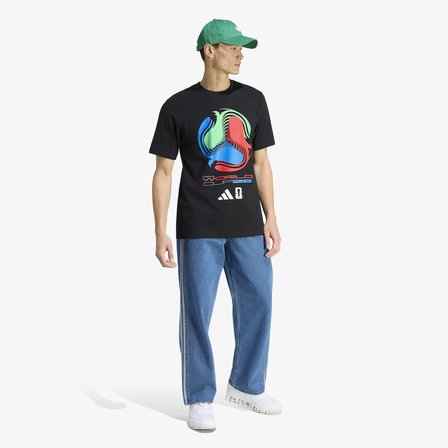 adidas World Cup Tour Erkek Siyah T-Shirt