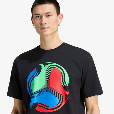 adidas World Cup Tour Erkek Siyah T-Shirt