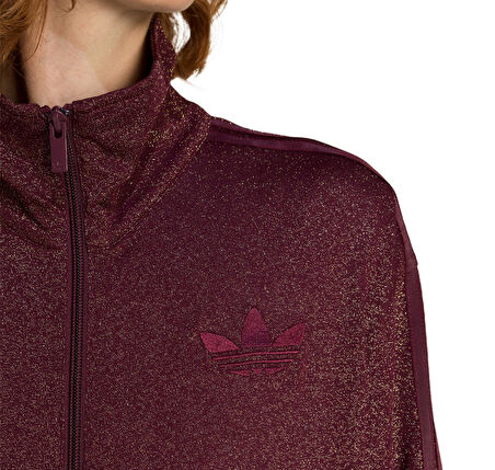 KS7788-K adidas Lurex Fb Tt Kadın Ceket Bordo
