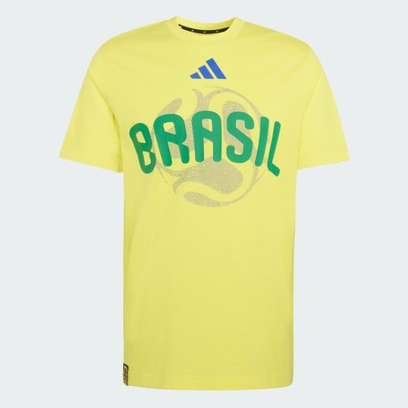 adidas JZ8923 BRA OLP TEE Erkek FIFA Dünya Kupası 26™ Brezilya Tişörtü