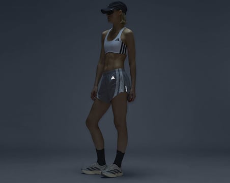 Adidas ADIZERO A SH0 W Kadın Koşu Şortu KT4854 Gri