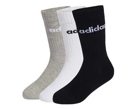 Adidas LIN KIDS CRW 3P Çocuk Çorapları (3 Çift) KE7085 Renkli