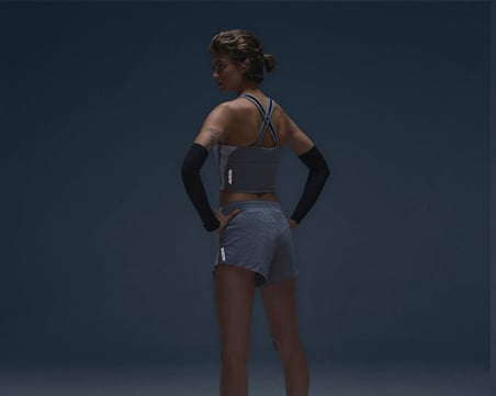Adidas ADIZERO ARCHIVE CTP W Kadın Koşu Crop Üst KH2316 Gri