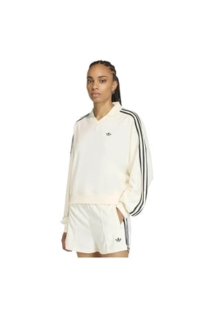 adidas Kadın  Beyaz  Sweatshirt TT V NECK KD1401