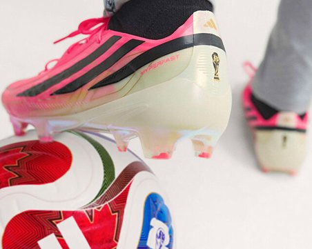 Adidas F50 HYPERFAST ELITE FG Unisex Çim Zemin Kramponu JR5386 Pembe