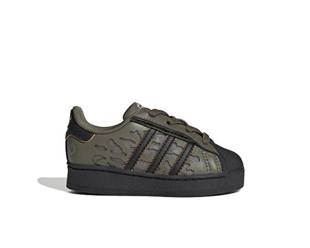 Adidas SUPERSTAR LED LIGHTS CF EL I Bebek Günlük Işıklı Ayakkabı KJ6799 Gri