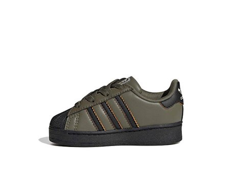 Adidas SUPERSTAR LED LIGHTS CF EL I Bebek Günlük Işıklı Ayakkabı KJ6799 Gri