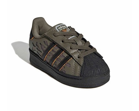 Adidas SUPERSTAR LED LIGHTS CF EL I Bebek Günlük Işıklı Ayakkabı KJ6799 Gri