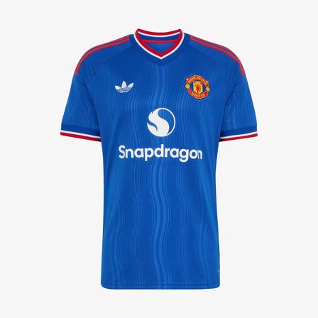 adidas Manchester United 26/27 Erkek Mavi Deplasman Forması
