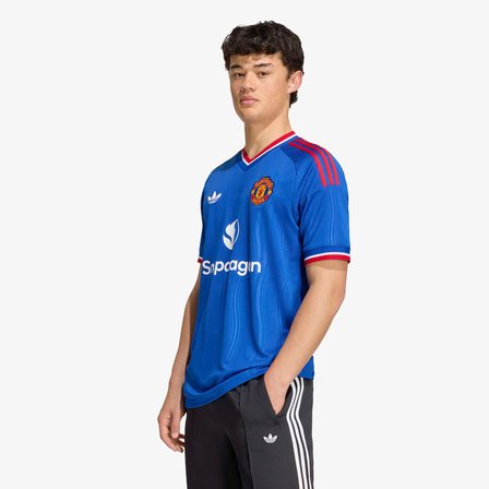adidas Manchester United 26/27 Erkek Mavi Deplasman Forması