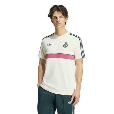 Real Madrid Originals Erkek Bej Futbol T-Shirt KG2973