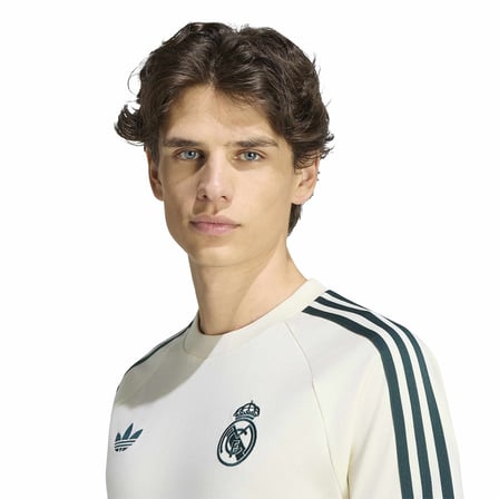 Real Madrid Originals Erkek Bej Futbol T-Shirt KG2973