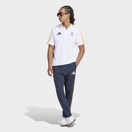 adidas Real Madrid DNA Erkek Beyaz Polo T-Shirt