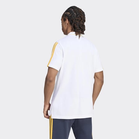 adidas Real Madrid DNA Erkek Beyaz Polo T-Shirt
