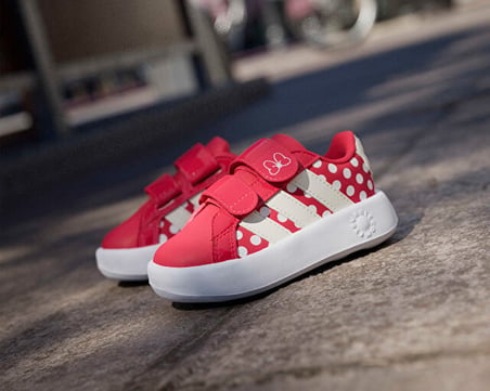 Adidas GRAND COURT DISNEY MINNIE MOUSE CF I Bebek Günlük Ayakkabı KI9184 Kırmızı