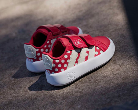 Adidas GRAND COURT DISNEY MINNIE MOUSE CF I Bebek Günlük Ayakkabı KI9184 Kırmızı
