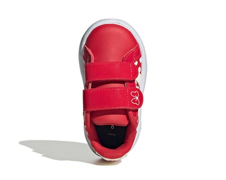 Adidas GRAND COURT DISNEY MINNIE MOUSE CF I Bebek Günlük Ayakkabı KI9184 Kırmızı
