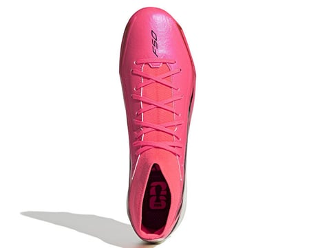 Adidas F50 HYPERFAST LEAGUE MID FG Unisex Çim Zemin Kramponu KJ6714 Turuncu