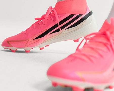 Adidas F50 HYPERFAST LEAGUE MID FG Unisex Çim Zemin Kramponu KJ6714 Turuncu