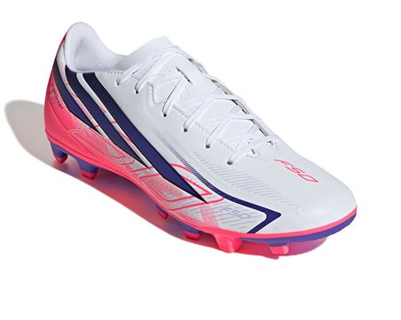 Adidas F50 HYPERFAST CLUB FG/MG Erkek Çoklu Çim Zemin Kramponu KJ0990 Beyaz