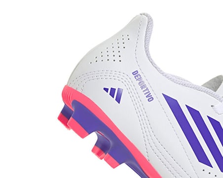 Adidas DEPORTIVO III FxG J Genç Çoklu Çim Zemin Kramponu KJ4452 Beyaz