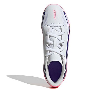 Adidas F50 HYPERFAST CLUB FG/MG J Genç Çoklu Çim Zemin Kramponu KK1308 Beyaz