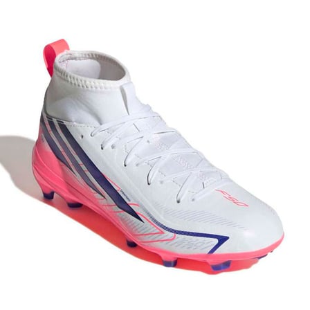 adidas F50 HYPERFAST LEAGUE MID FG J Beyaz Erkek Krampon KK1316