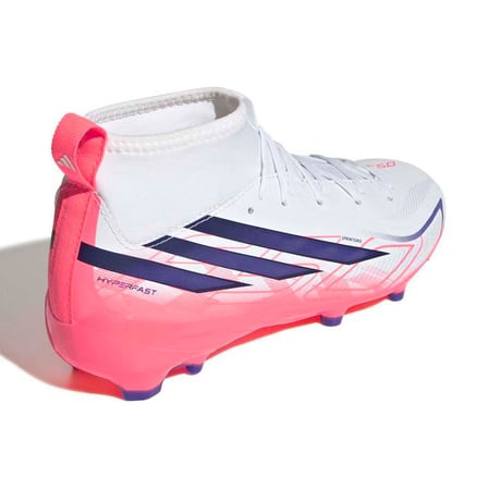 adidas F50 HYPERFAST LEAGUE MID FG J Beyaz Erkek Krampon KK1316