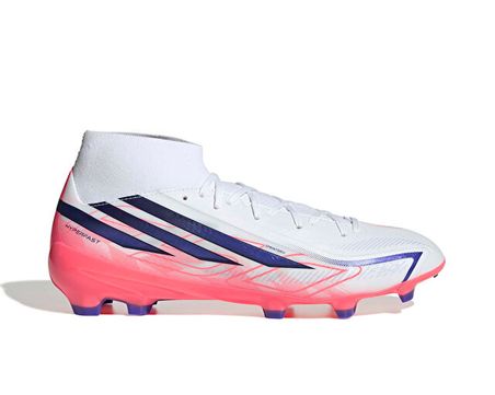 Adidas F50 HYPERFAST LEAGUE MID FG Erkek Çim Zemin Kramponu IH7090 Beyaz