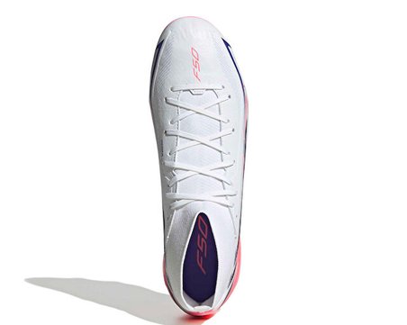 Adidas F50 HYPERFAST LEAGUE MID FG Erkek Çim Zemin Kramponu IH7090 Beyaz
