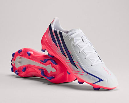 Adidas F50 HYPERFAST LEAGUE FG Erkek Çim Zemin Kramponu KJ3412 Beyaz