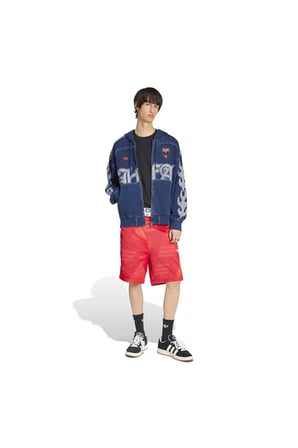 adidas JFA FED HOODIE Erkek  Mavi  Sweatshirt HY5099
