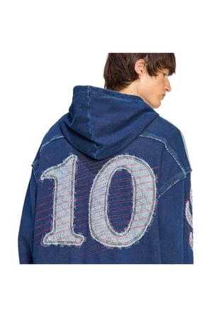 adidas JFA FED HOODIE Erkek  Mavi  Sweatshirt HY5099